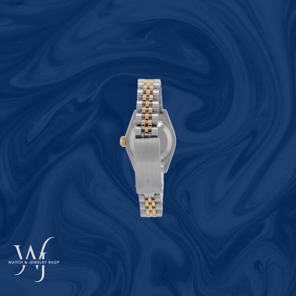Rolex Ladies Datejust 26mm Two Tone Silver Diamond NS Dial Fluted Jubilee 69173 main image 6